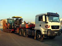 Trailer transport agabaritic si utilaje